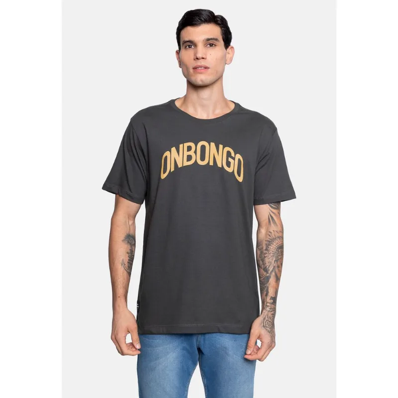 Camiseta Onbongo Estampada Chumbo - G