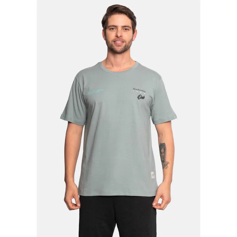 Camiseta Onbongo Estampada Verde Claro - P
