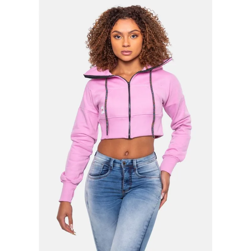 Moletom Ecko Canguru Aberto Rosa - GG