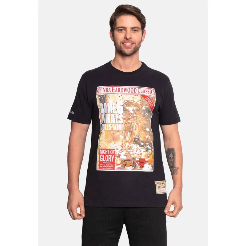 Camiseta Mitchell & Ness Especial Chicago Bulls Night of Glory Preta Camiseta Mitchell & Ness Especial Preta - G