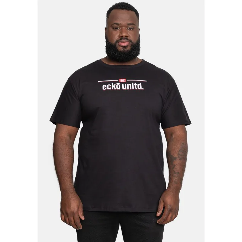 Camiseta Ecko Estampada Plus Size Preta - Plus G