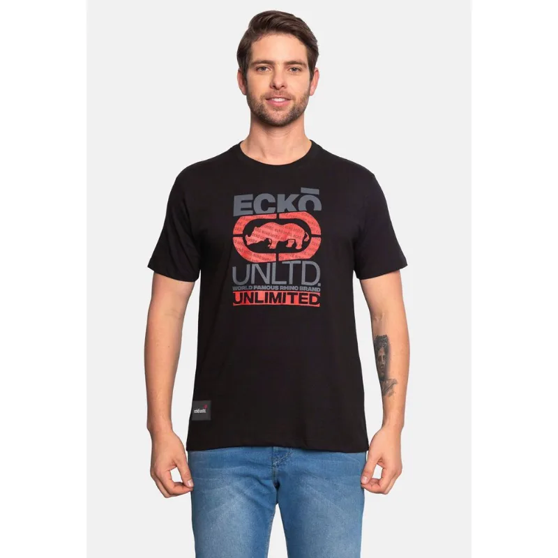 Camiseta Ecko Estampada Preta - P