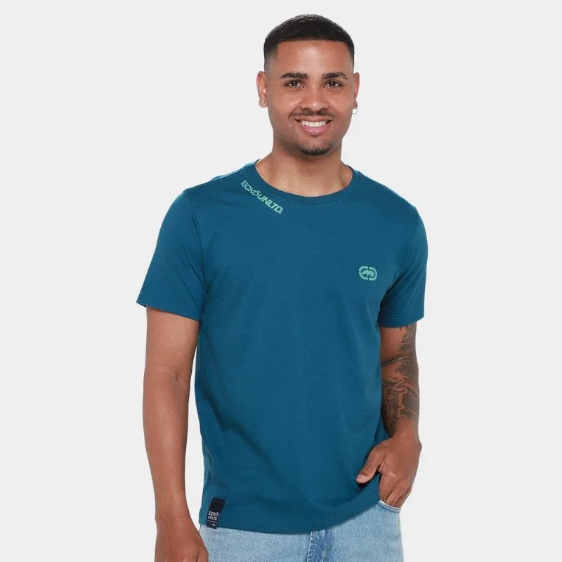 Camiseta Ecko Básica Masculina - Masculino - Azul Escuro