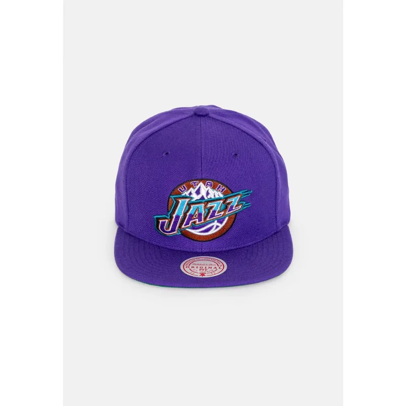 Boné Mitchell & Ness NBA Snapback Team Ground 2.0 HWC Utah Jazz Roxo - ÚNICO