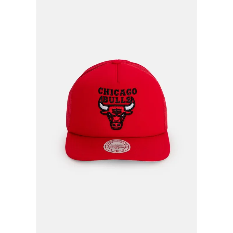 Boné Mitchell & Ness NBA Evergreen Trucker Chicago Bulls Vermelho - ÚNICO