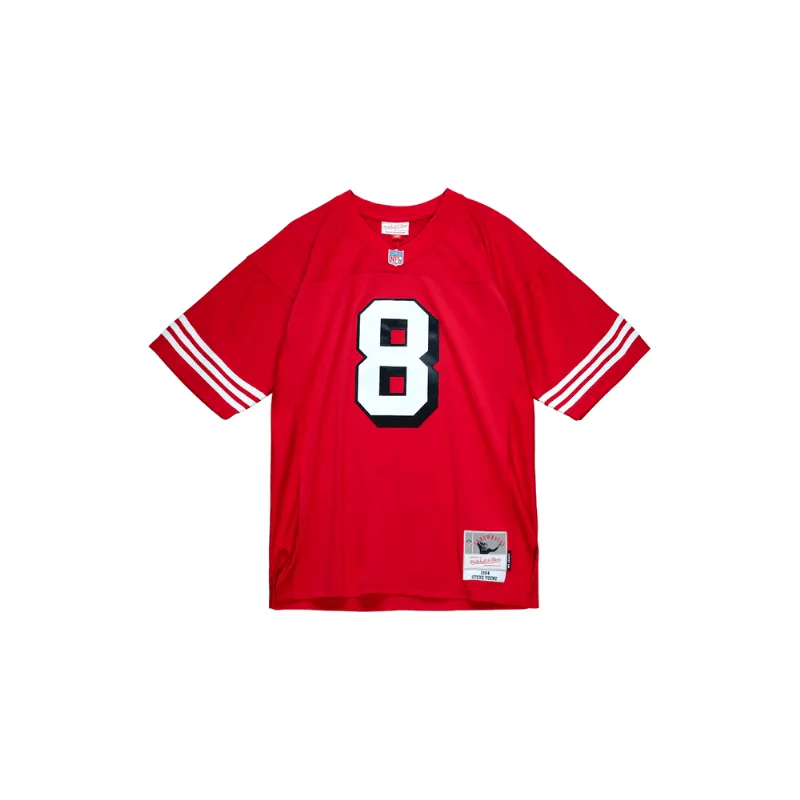 Camisa Mitchell & Ness NFL Legagy Jersey San Francisco 49ers Steve Young 1994 Vermelha - 4XL