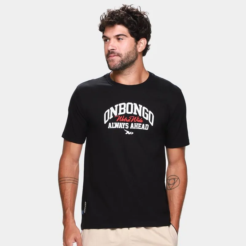 Camiseta Onbongo Casual Masculina - Masculino - Preto