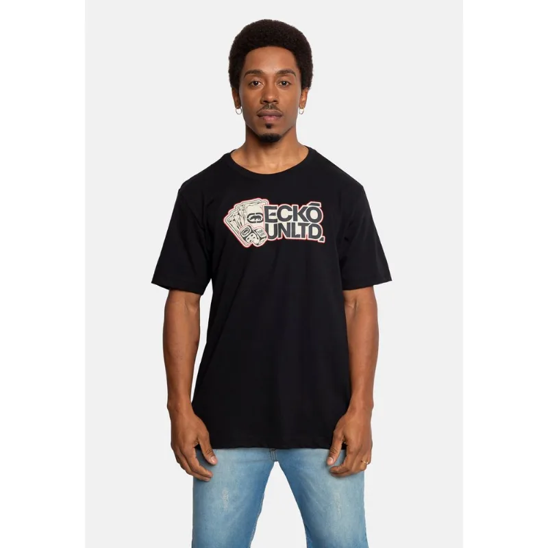 Camiseta Ecko Masculina Poker Preta - G