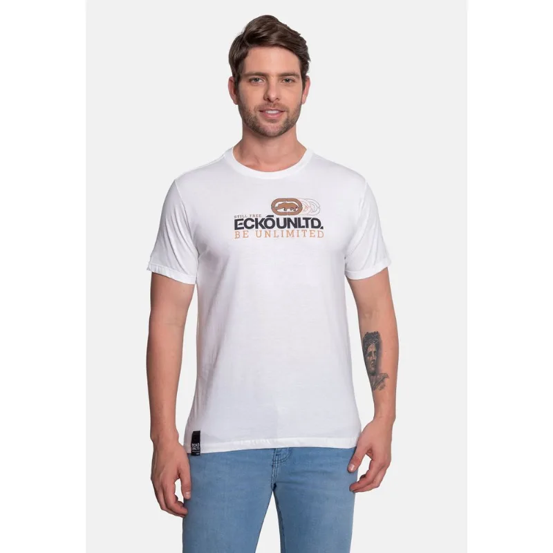 Camiseta Ecko Estampada Branca - P