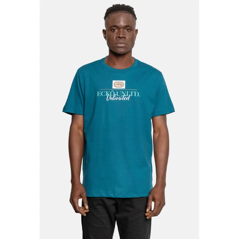 Camiseta Ecko Estampada Azul - G