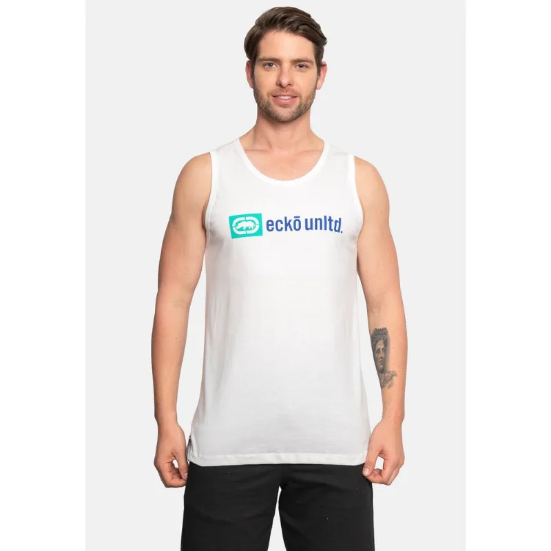 Regata Ecko Estampada Branca Camiseta Ecko Estampada Branca - P