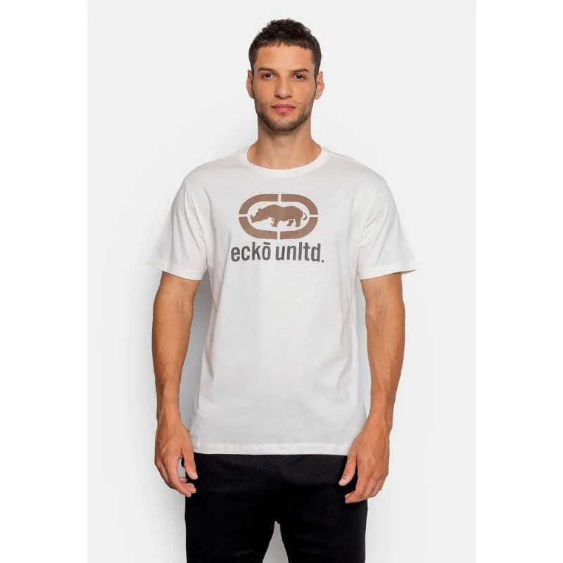 Camiseta Ecko Estampada Begin Branca - P