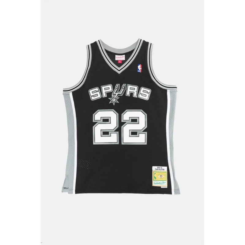 Regata Mitchell & Ness NBA Swingman Jersey San Antonio Spurs Splitter Preta Regata Mitchell & Ness NBA Swingman Jersey Purs 2012 Preta - M