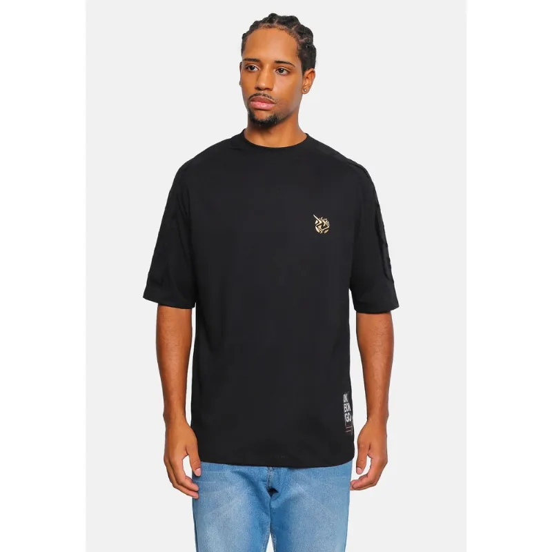 Camiseta Onbongo Estampada Oversized Preta - G