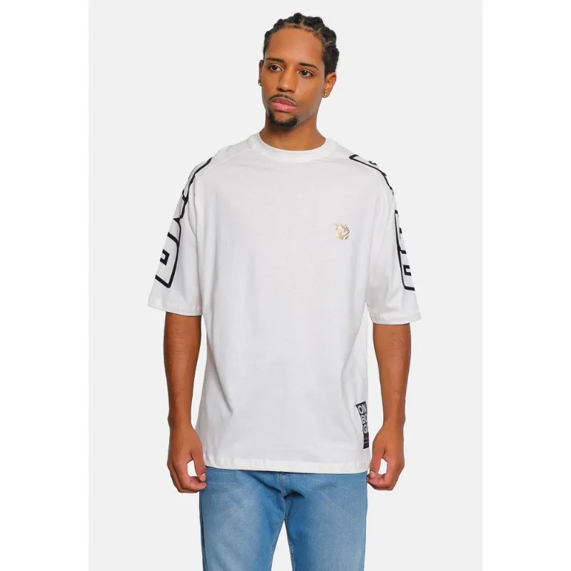 Camiseta Onbongo Estampada Oversized Branca - G