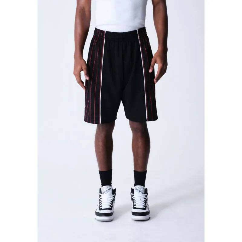 Shorts Mitchell & Ness Collab NBA x The Saint Shots Bulls Preto - L