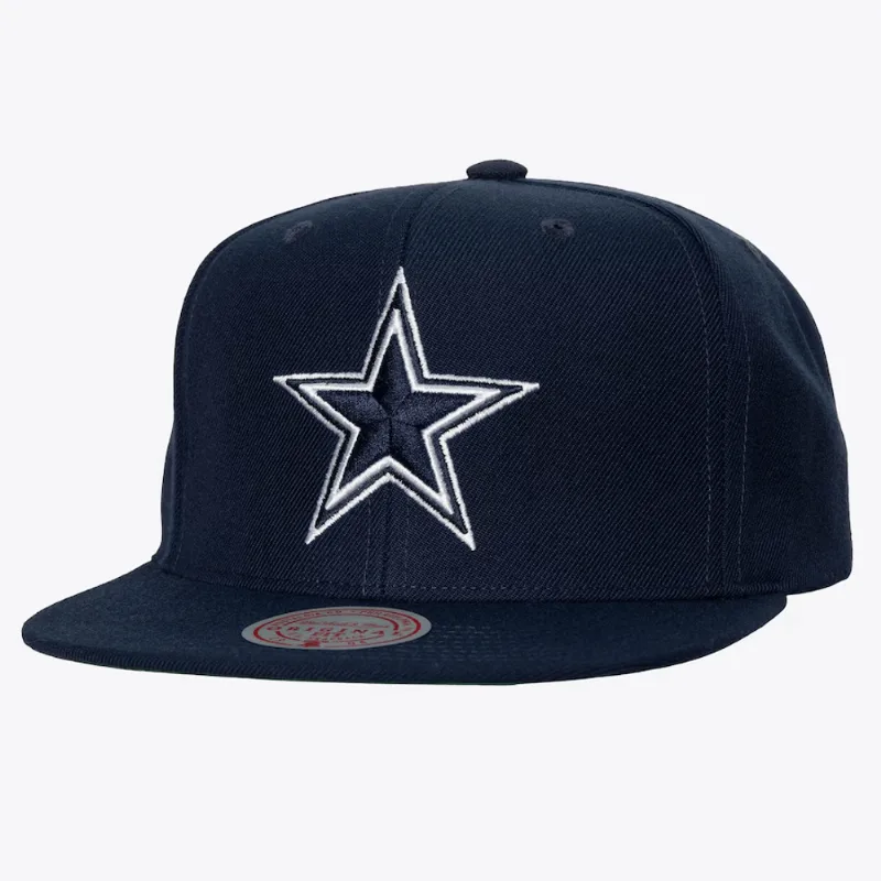 Boné Mitchell & Ness NFL Team Ground 2.0 Snapback Dallas Cowboys Azul Marinho Boné Mitchell & Ness NFL Team Ground 2.0 Snapback Cowboys Azul Marinho - ÚNICO