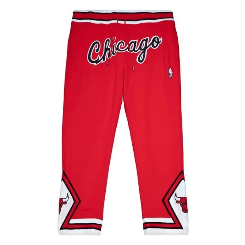 Calça Mitchell & Ness NBA Just Don X Mn Pants Bulls Vermelha - 3XL