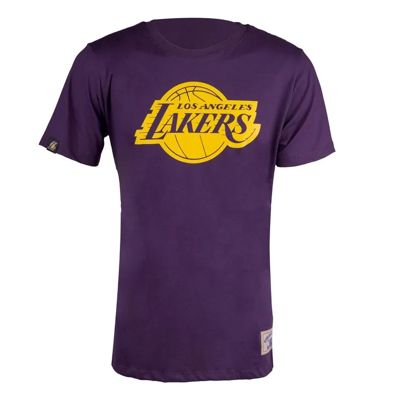 Camiseta Masculina de Basquete Los Angeles Lakers Nba Roxo - P