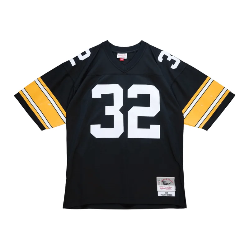 Camisa Mitchell & Ness NFL Legacy Jersey Pittsburgh Steelers 1976 Franco Harris Preta - 4XL