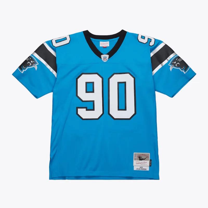 Camisa Mitchell & Ness NFL Alternate Blue Jersey Carolina Panthers 2003 Julius Peppers Azul - S