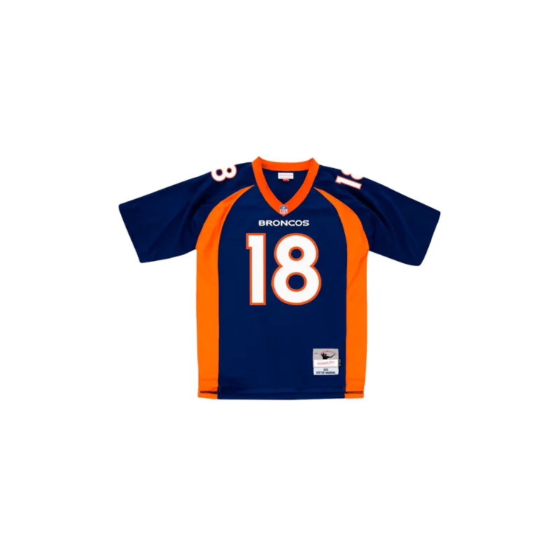 Camisa Mitchell & Ness NFL Legacy Jersey Denver Broncos Peyton Manning 2015 Azul Marinho - L