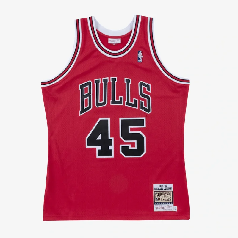Regata Mitchell & Ness Authentic Jersey Chicago Bulls 1994-95 Michael Jordan Vermelha - 5XL