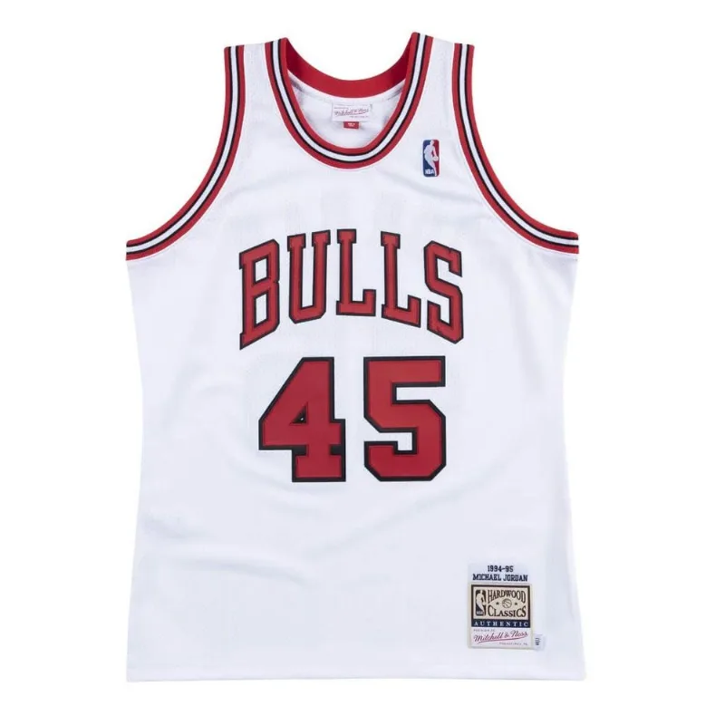 Regata Mitchell & Ness Authentic Jersey Chicago Bulls 1994-95 Michael Jordan Branca - L