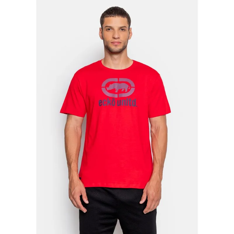 Camiseta Ecko Estampada Begin Vermelha - P