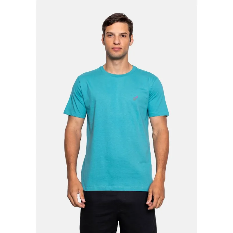 Camiseta HD Básica Keel Azul Turquesa - P
