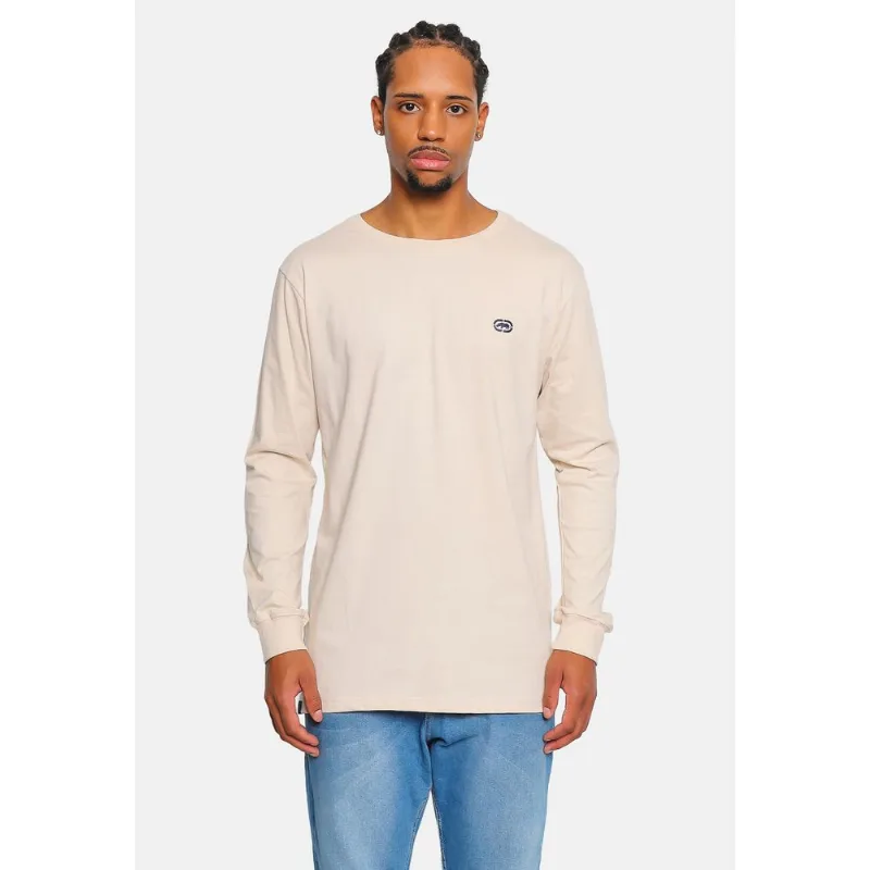 Camiseta Ecko Manga Longa Fashion Basic Areia - G