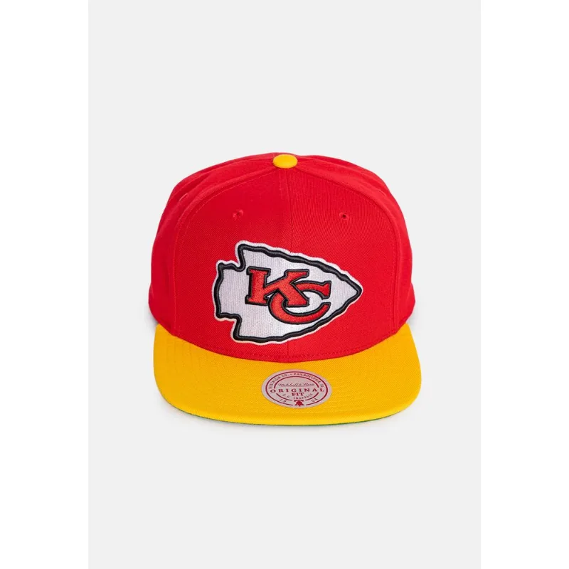 Boné Mitchell & Ness NFL Team 2 Tone 2.0 Snapback Kansas City Chiefs Vermelha Boné Mitchell & Ness NFL Team 2 Tone 2.0 Snapback Chiefs Vermelha - ÚNICO