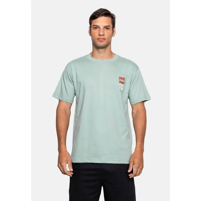 Camiseta HD Estampada Leaf Frame Verde - P