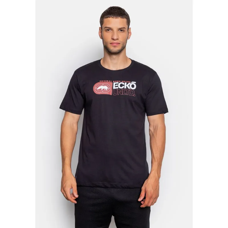 Camiseta Ecko Estampada Rec Preta - P