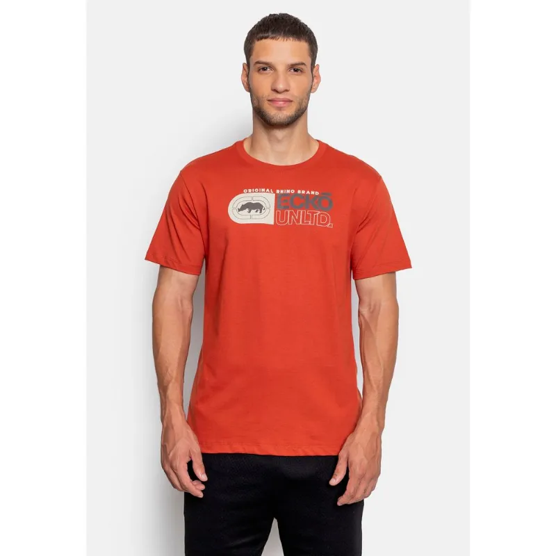 Camiseta Ecko Estampada Rec Vermelha - M