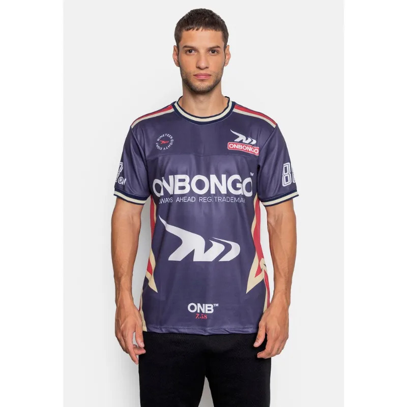 Camiseta Onbongo Sintética Azul Marinho - G