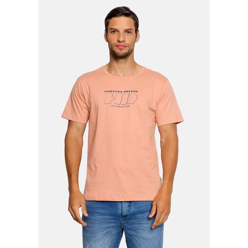 Camiseta HD Estampada Be Surf Coral - GG