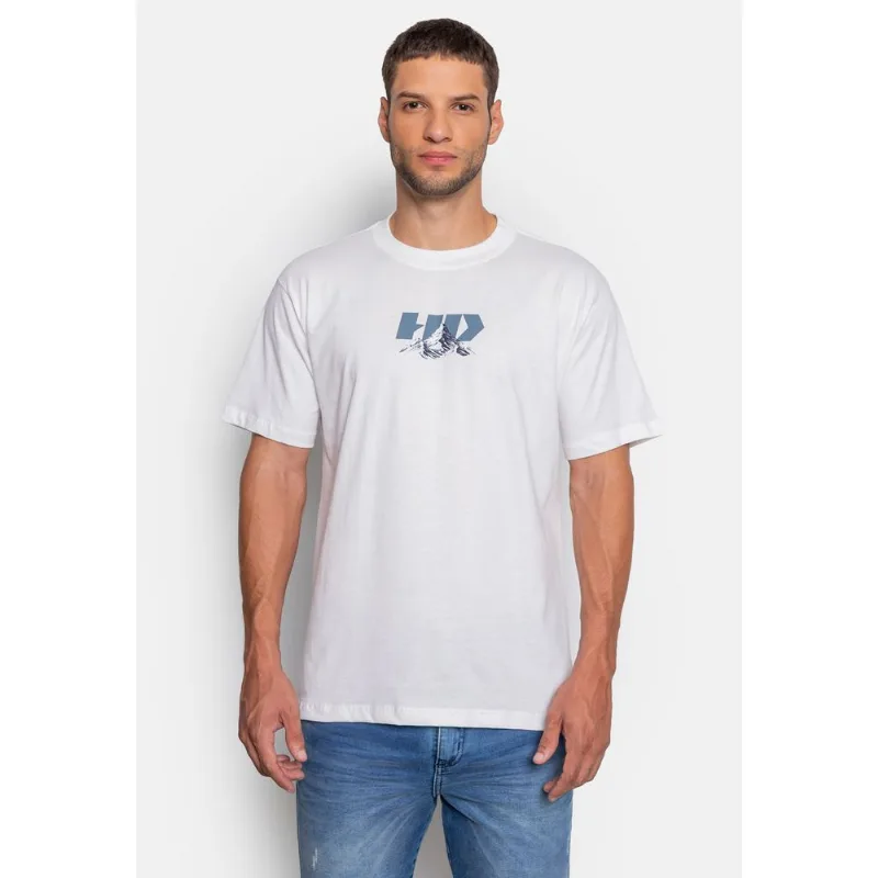 Camiseta HD Estampada Snowtopia Branca - M