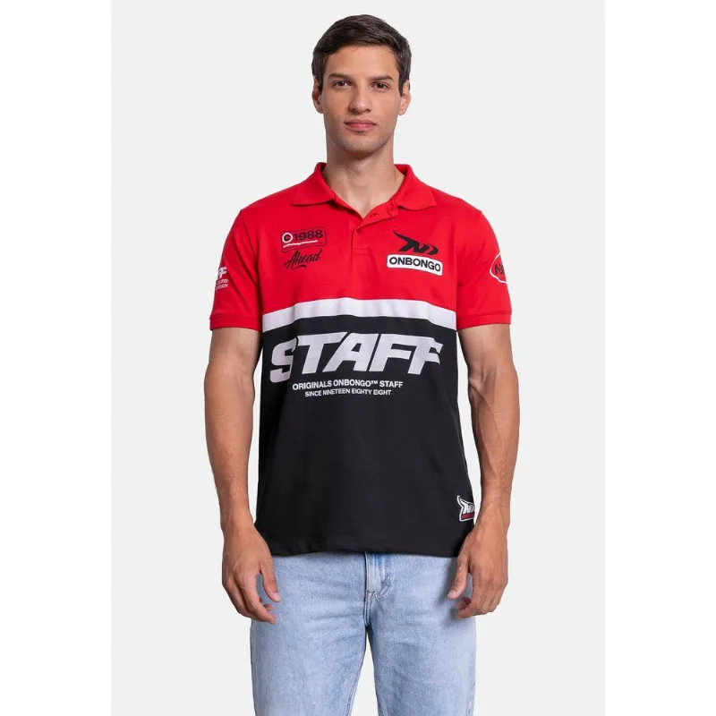 Camisa Polo Onbongo Piquet Staff Vermelha - GG