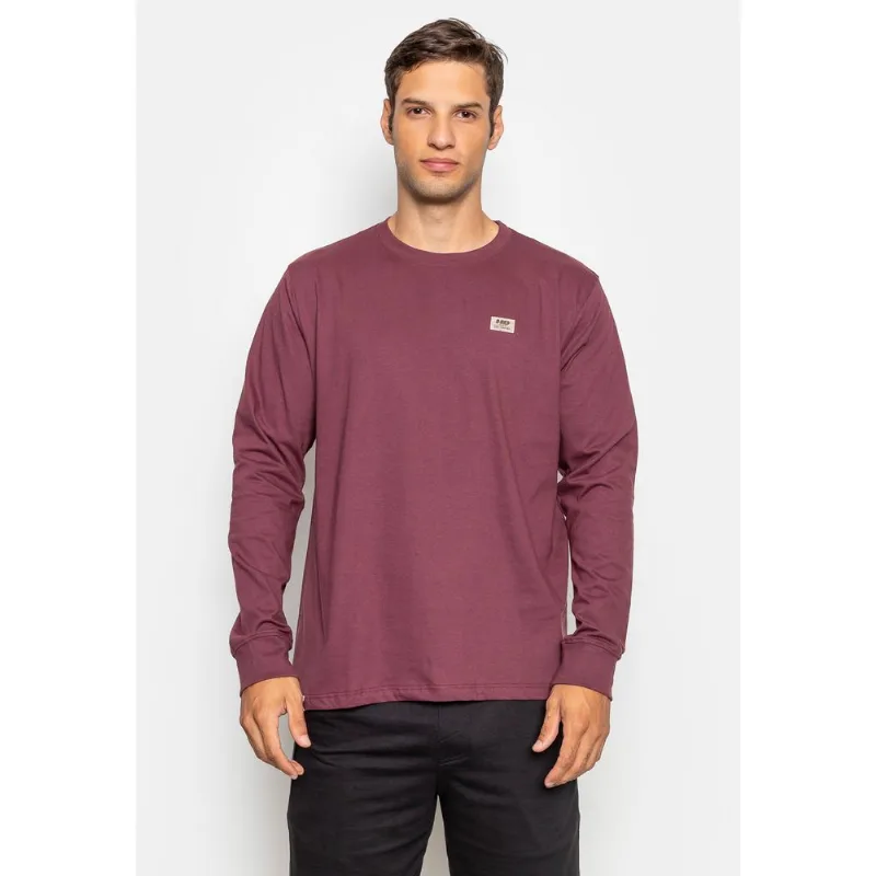 Camiseta HD Manga Longa Basic Vinho - G