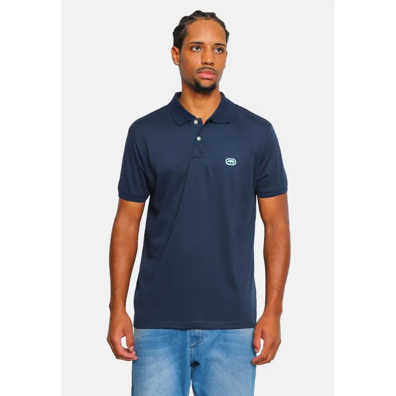Camisa Polo Ecko Piquet Basic Azul Marinho - GG