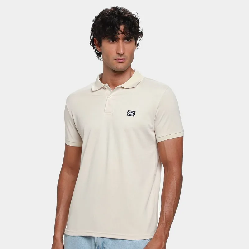 Camisa Polo Ecko Basic Masculina - Masculino - Bege