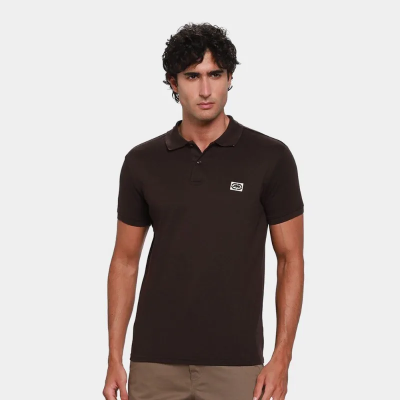Camisa Polo Ecko Basic Masculina - Masculino - Marrom