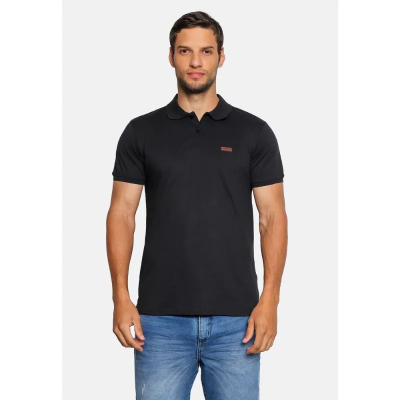 Camisa Polo HD Piquet Waves Preta - P