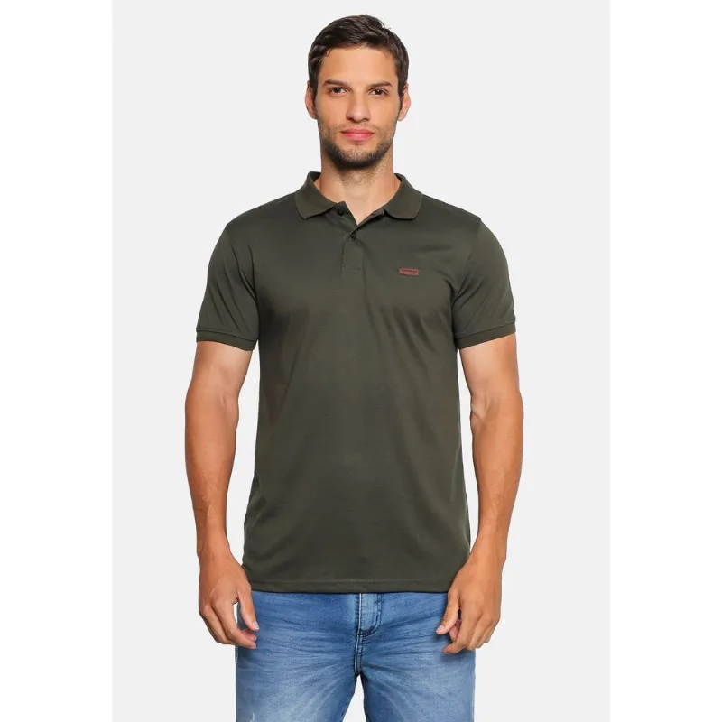 Camisa Polo HD Piquet Waves Verde - G