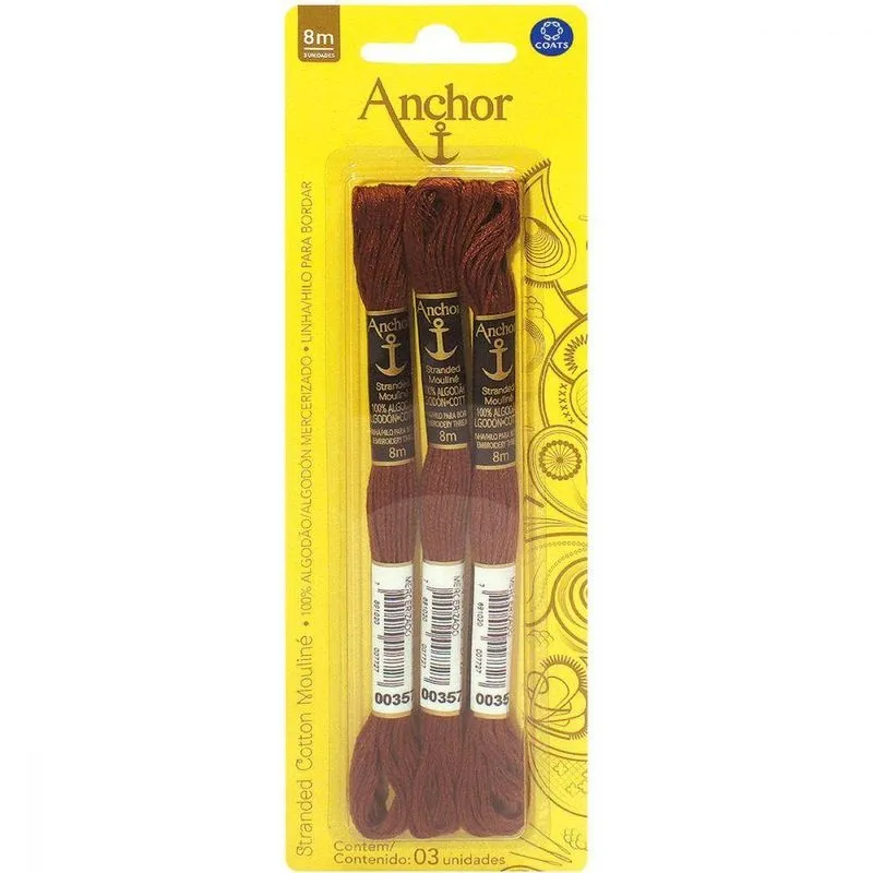 Linha Bordar Anchor Mouline 00357