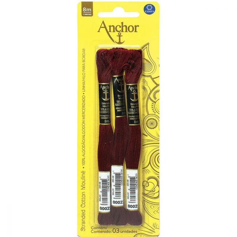 Linha Bordar Anchor Mouline 00022