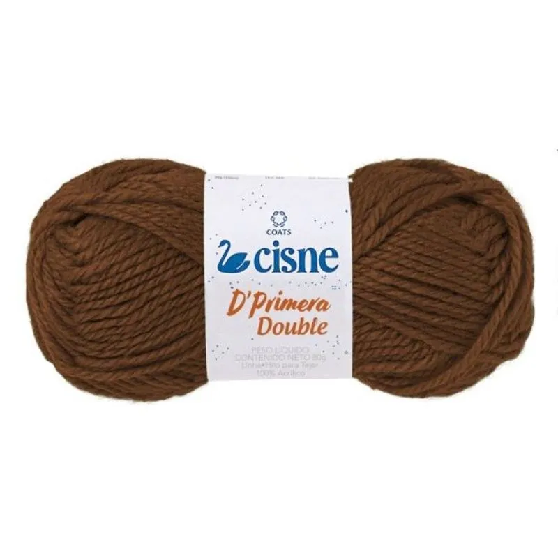 Lã Para Tricô 00830 80g Castanho Double 5 Unid - Coats Corrente