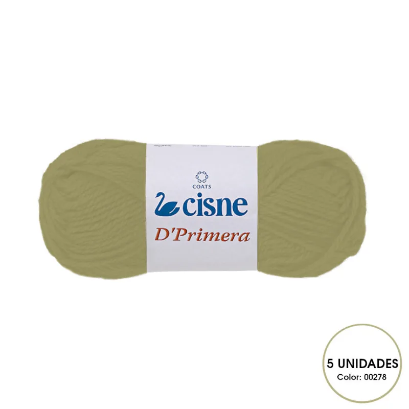 Kit 5 Novelo de Lã Tricô Crochê Cisne D'Primera 40g 00278