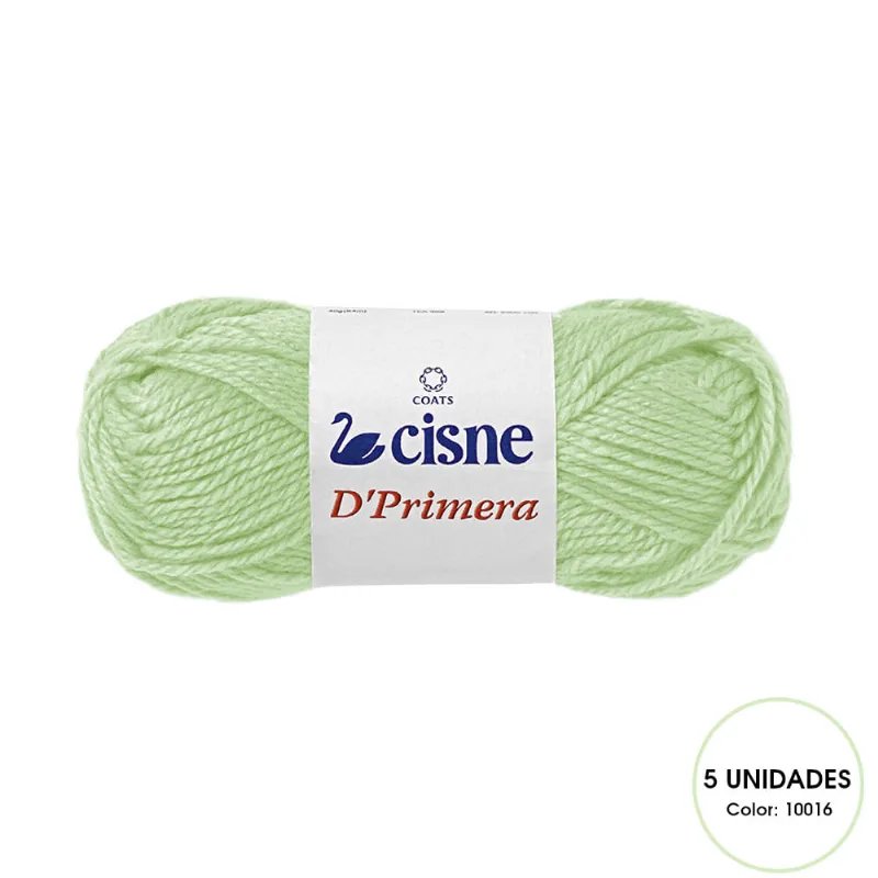 Kit 5 Novelo de Lã Tricô Crochê Cisne D'Primera 40g 10016